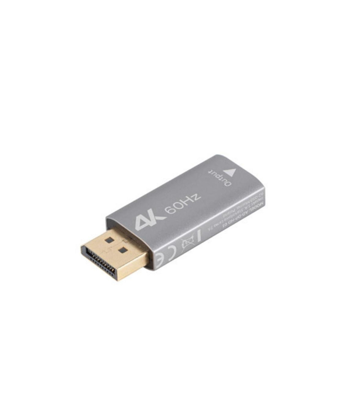 Adaptador 4k displayport a hdmi lanberg macho - hembra