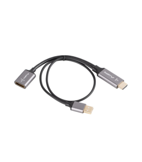 Adaptador 4k hdmi - usb tipo a a displayport lanberg 20cm - macho - hembra