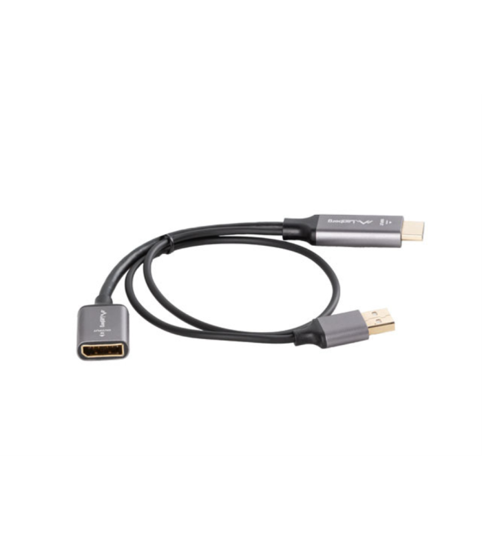 Adaptador 4k hdmi -  usb tipo a a displayport lanberg 20cm -  macho - hembra