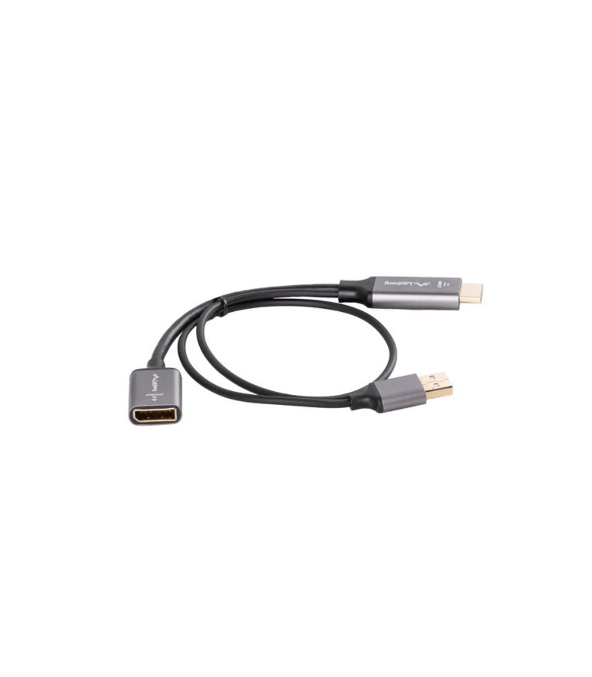 Adaptador 4k hdmi -  usb tipo a a displayport lanberg 20cm -  macho - hembra