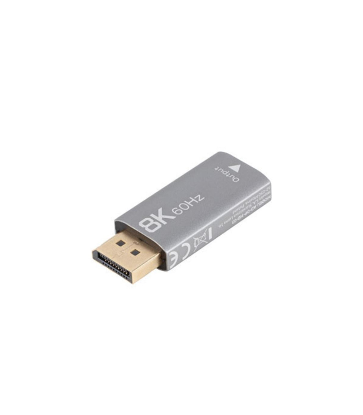 Adaptador 8k displayport a hdmi lanberg macho - hembra
