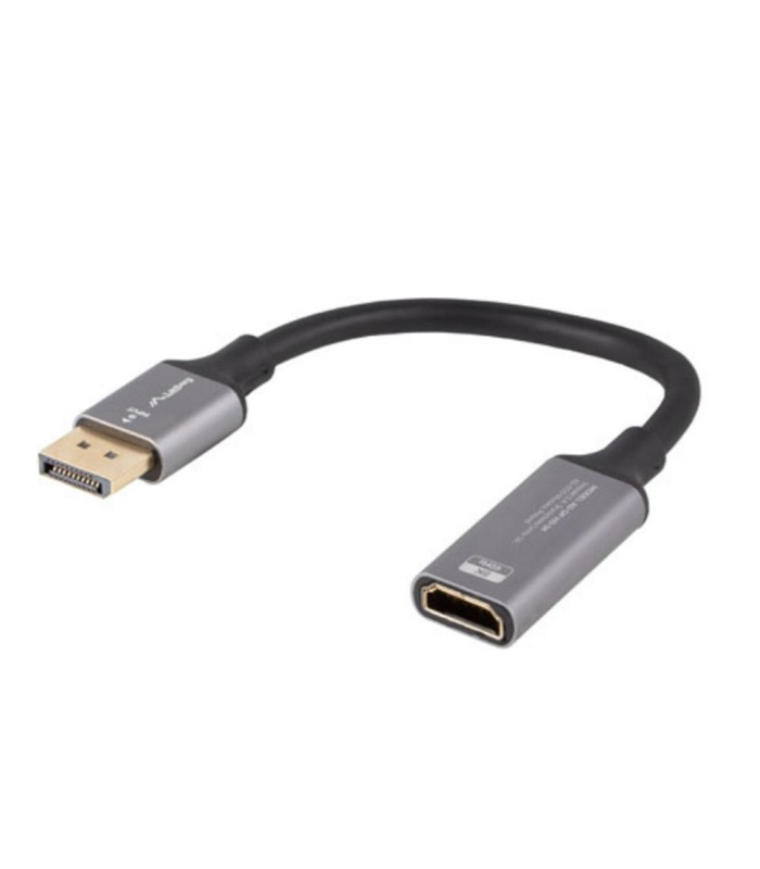 Adaptador 8k displayport a hdmi lanberg 20cm -  macho - hembra
