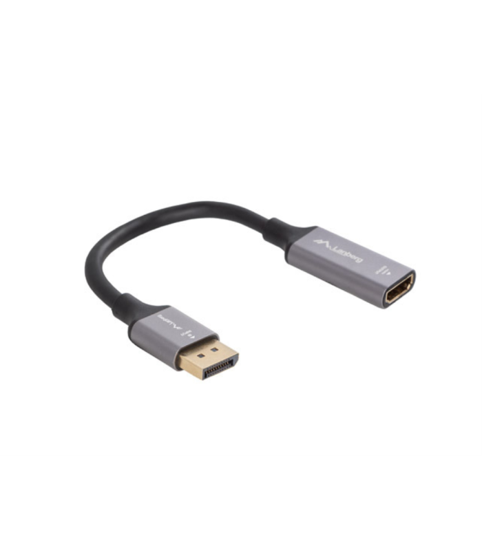 Adaptador 8k displayport a hdmi lanberg 20cm -  macho - hembra