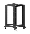 Armario lanberg abierto rack 19 pulgadas 18u - 600x800 negro
