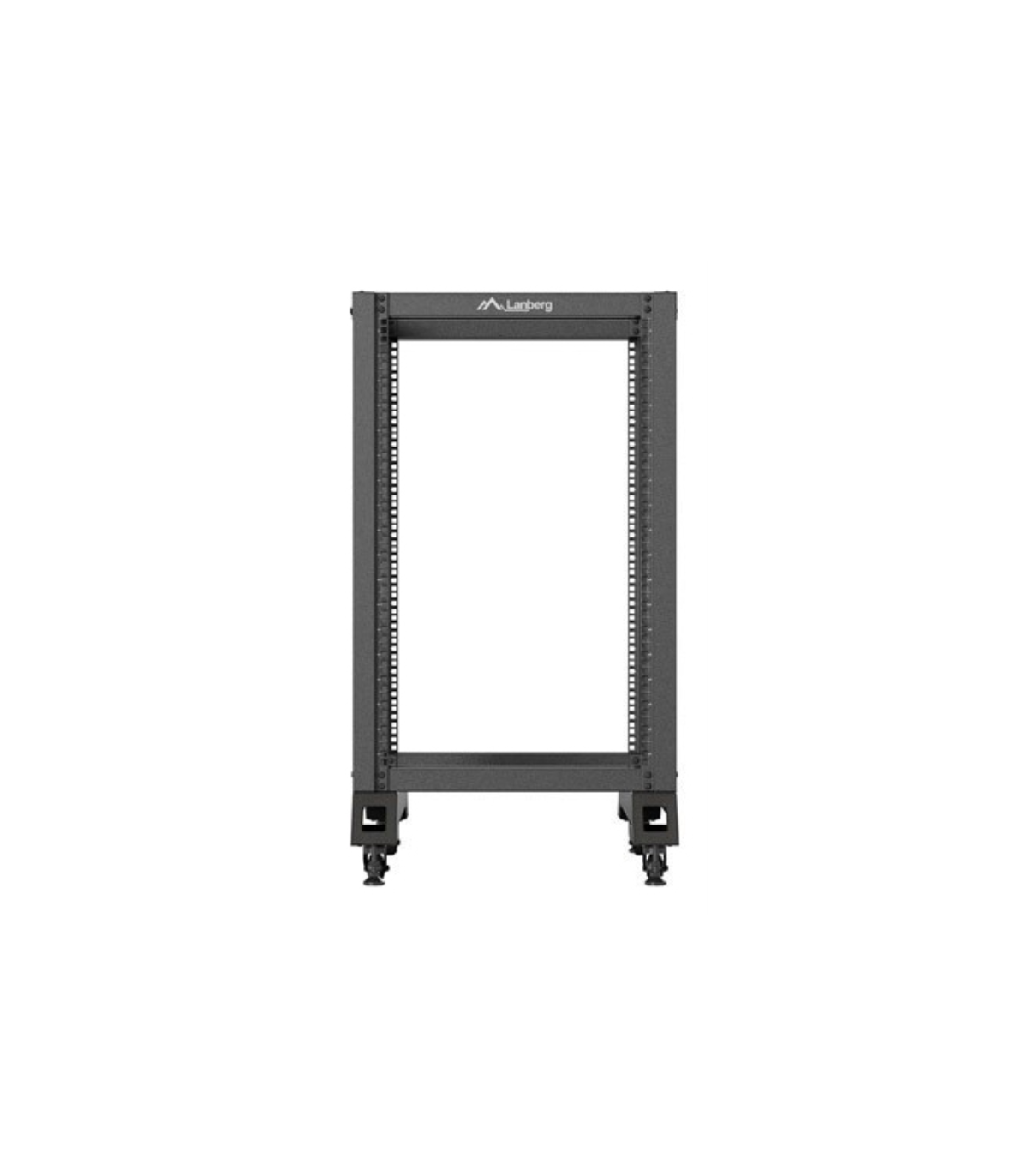 Armario lanberg abierto rack 19 pulgadas 18u -  600x800 negro