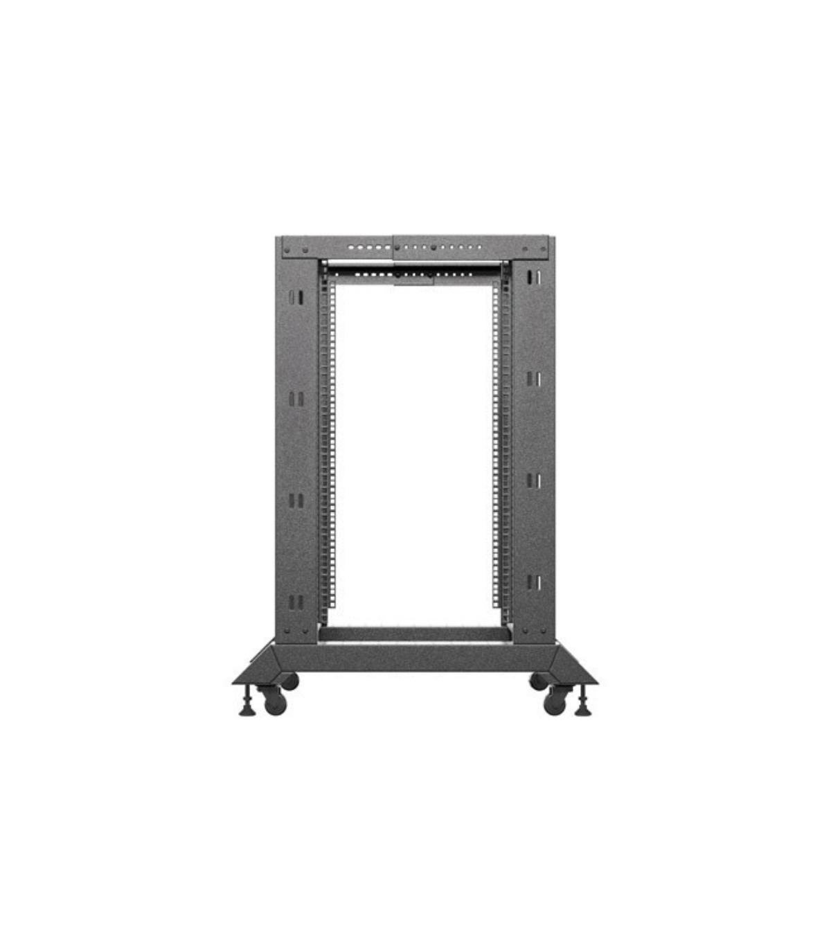 Armario lanberg abierto rack 19 pulgadas 18u -  600x800 negro