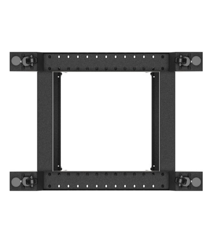Armario lanberg abierto rack 19 pulgadas 18u -  600x800 negro