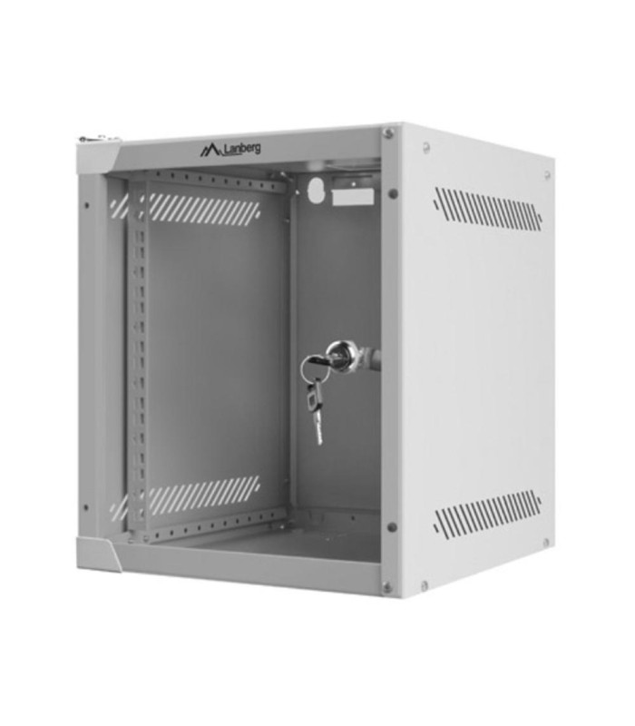 Armario lanberg mural rack 10 pulgadas 6u 280x310 gris