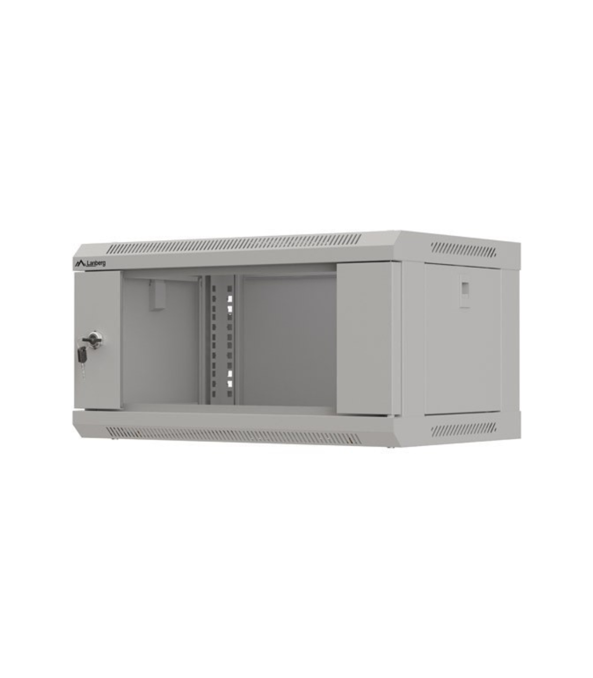 Armario lanberg 19 pulgadas 4u -  540x350 gris