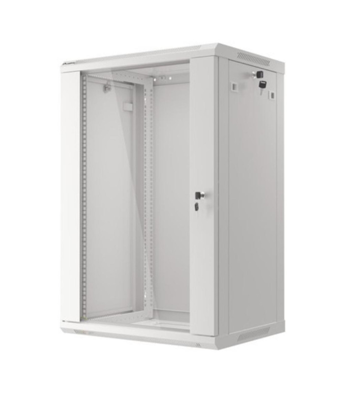 Armario lanberg 19 pulgadas 18u -  600x450 gris