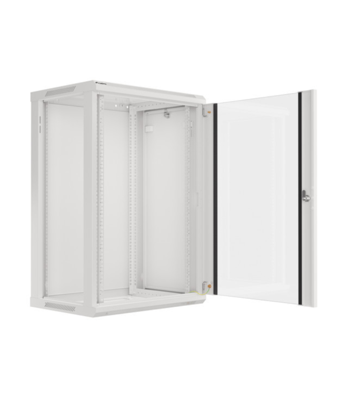 Armario lanberg 19 pulgadas 18u -  600x450 gris