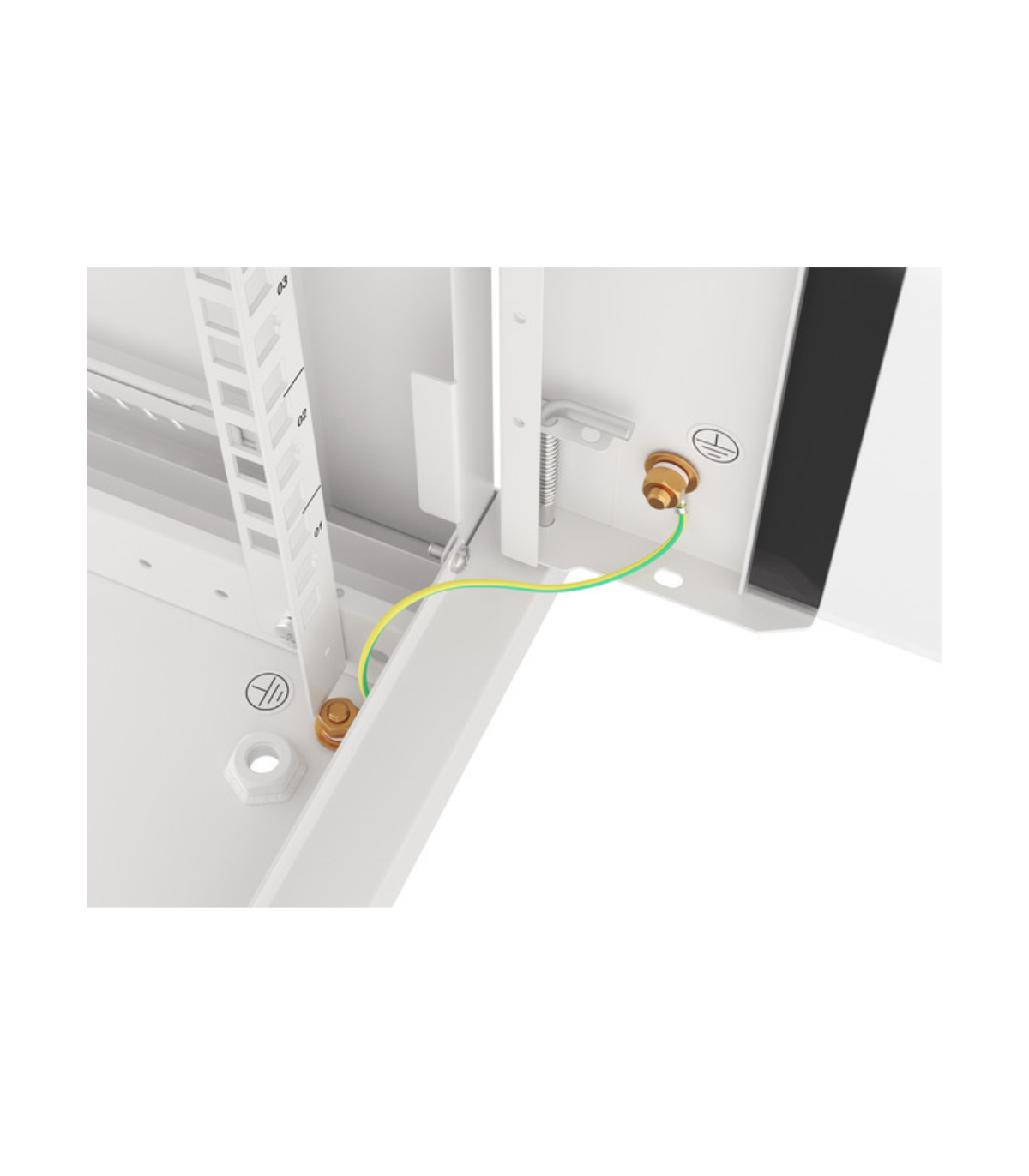 Armario lanberg 19 pulgadas 18u -  600x450 gris