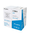 Bobina 1gb - s lanberg u - utp rj45 solido cca awg23 305m azul