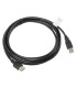 Cable alargador lanberg usb 2.0 macho - hembra -  3m - negro