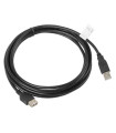 Cable alargador lanberg usb 2.0 macho - hembra - 3m - negro