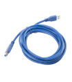 Cable alargador lanberg usb 3.0 macho - hembra - 3m azul