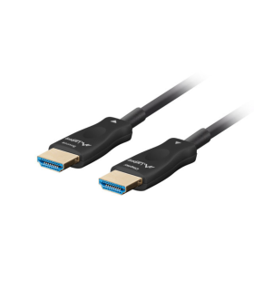 Cable hdmi aoc lanberg v2.1 m - m optico activo 8k 60hz 30m negro