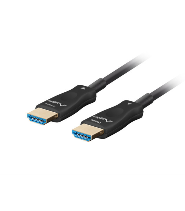 Cable hdmi aoc lanberg v2.1 m - m optico activo 8k 60hz 30m negro