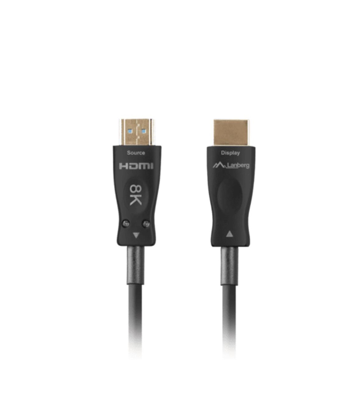 Cable hdmi aoc lanberg v2.1 m - m optico activo 8k 60hz 50m negro