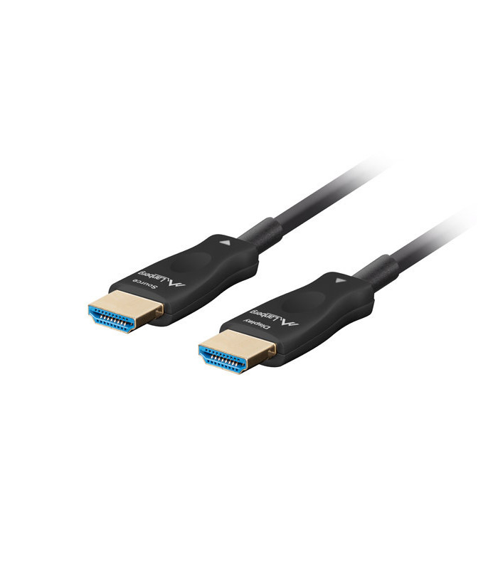 Cable hdmi aoc lanberg v2.1 m - m optico activo 8k 60hz 50m negro
