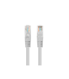 Cable red lanberg latiguillo cat.6 u - utp 7.5m gris fluke passed
