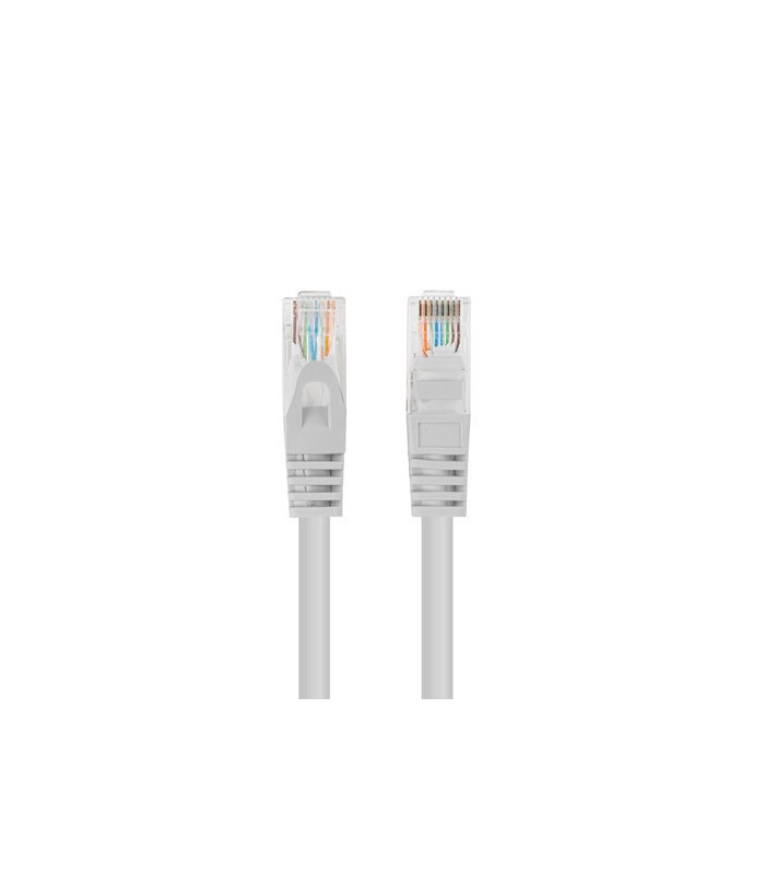 Cable red lanberg latiguillo cat.6 u - utp 7.5m gris fluke passed