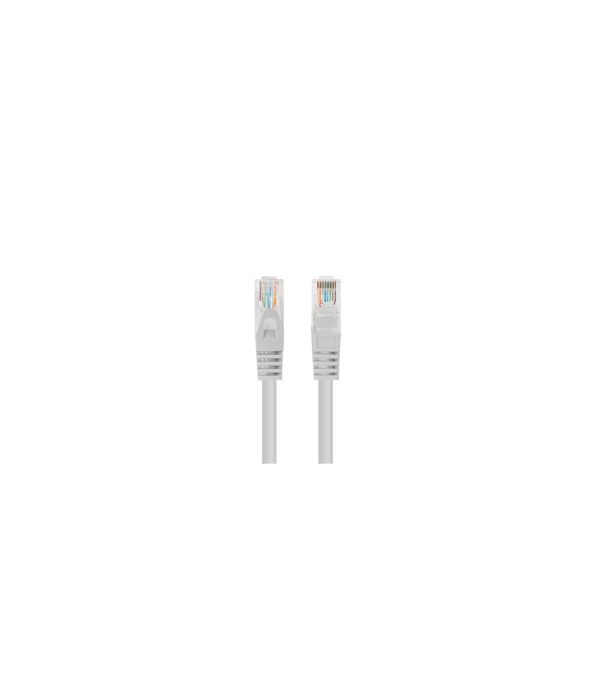 Cable red lanberg latiguillo cat.6 u - utp 7.5m gris fluke passed