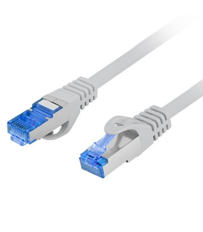 Cable red lanberg latiguillo cat.6a s - ftp lszh cca 0.25m gris fluke passed