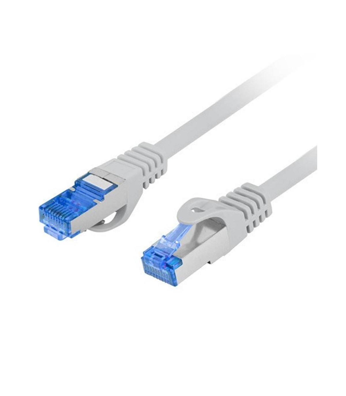 Cable red lanberg latiguillo cat.6a s - ftp lszh cca 0.25m gris fluke passed