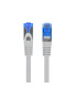 Cable red lanberg latiguillo cat.6a s - ftp lszh cca 0.5m gris fluke  passed