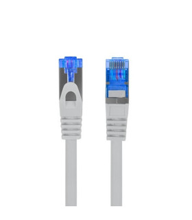 Cable red lanberg latiguillo cat.6a s - ftp lszh cca 0.5m gris fluke  passed