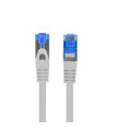 Cable red lanberg latiguillo cat.6a s - ftp lszh cca 0.5m gris fluke passed