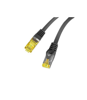 Cable red lanberg latiguillo cat.6a s - ftp lszh cu 2m negro fluke passed