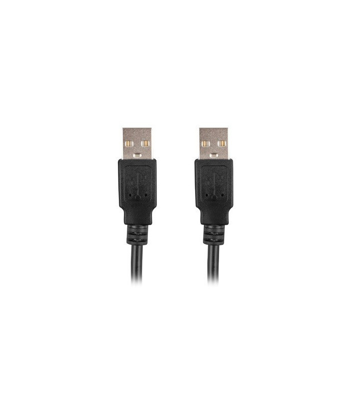 Cable usb 2.0 lanberg 1m - macho - macho - negro