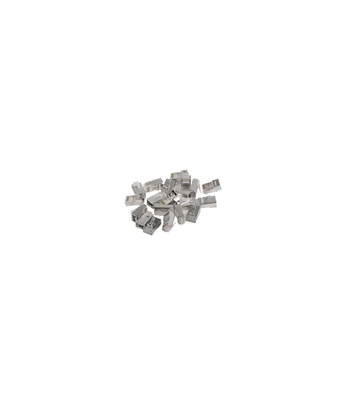 Conector lanberg cat.6 ftp 8p8c pass through type pack 100 uds