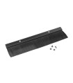 Panel cepillo para entrada cable rack 19 pulgadas negro