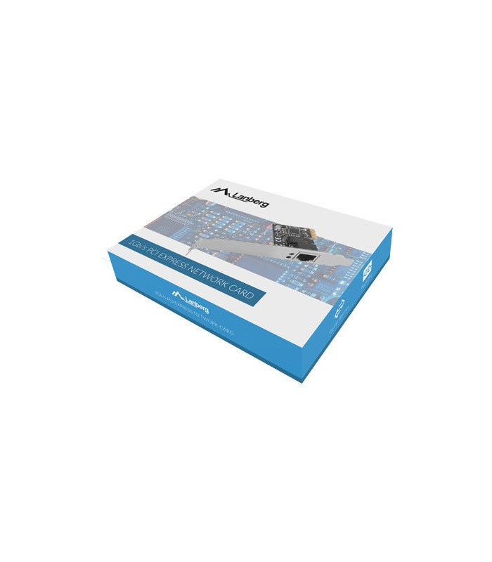 Tarjeta red lanberg ethernet rj45 pci - e 1 puerto gigabit lp