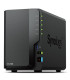 Servidor nas synology disk station ds225+ 2gb 2 bahias gigabit ethernet