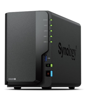 Servidor nas synology disk station ds225+ 2gb 2 bahias gigabit ethernet
