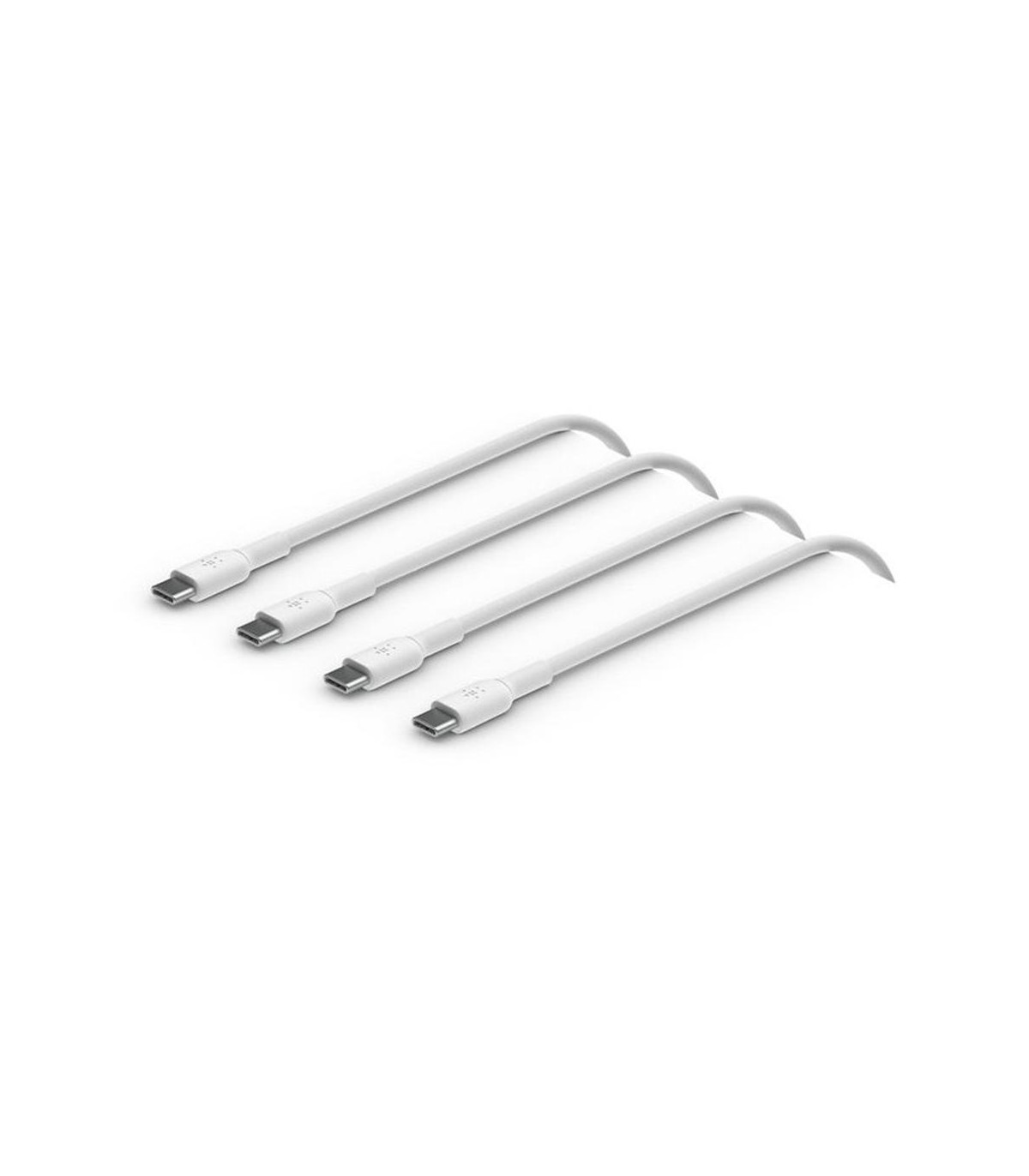 Cable usb tipo c belkin 1m -  macho - macho -  blanco 2 unidades