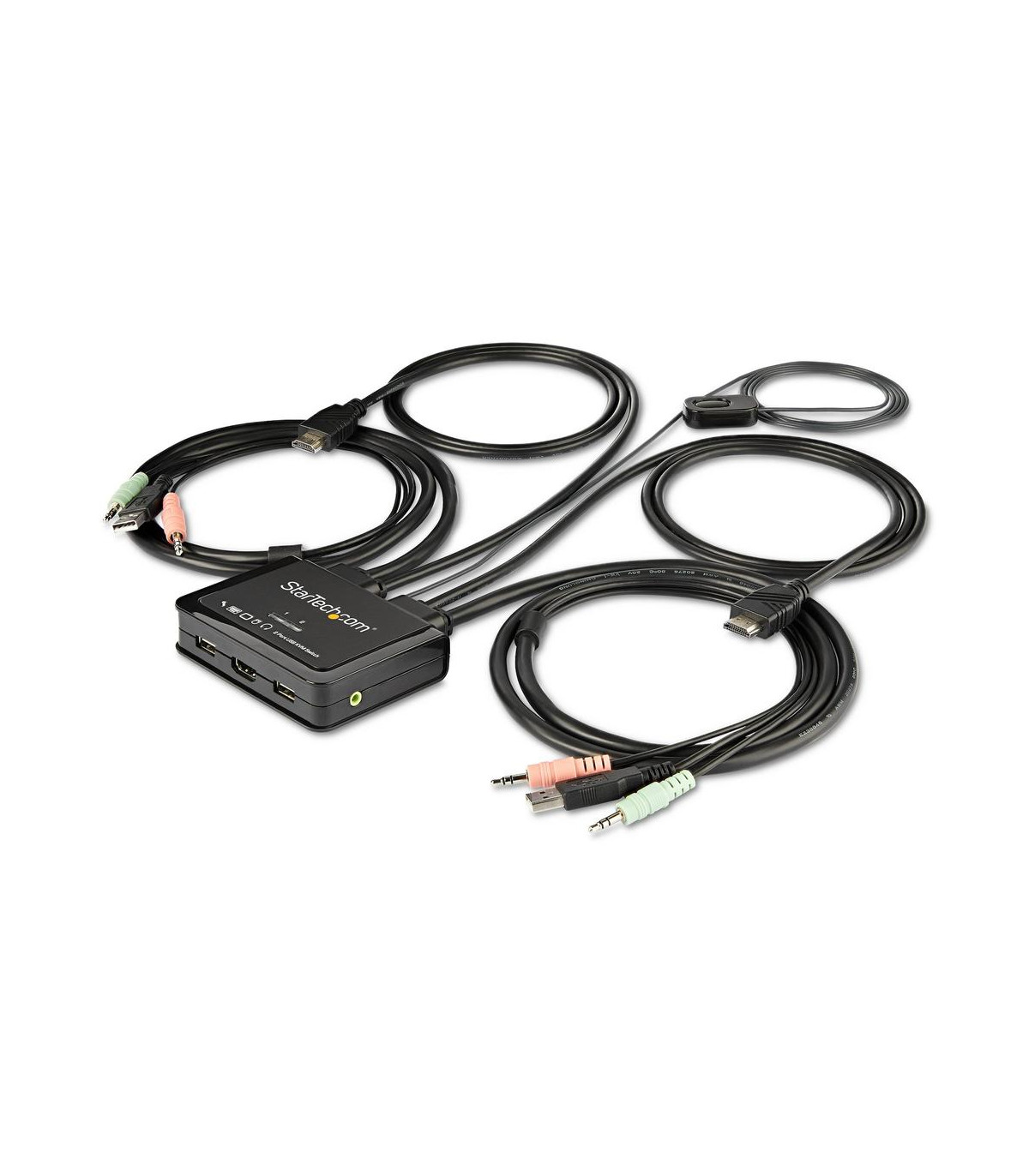 Conmutador kvm star tech 2 usb 2 hdmi switch 4k