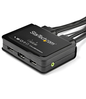 Conmutador kvm star tech 2 usb 2 hdmi switch 4k