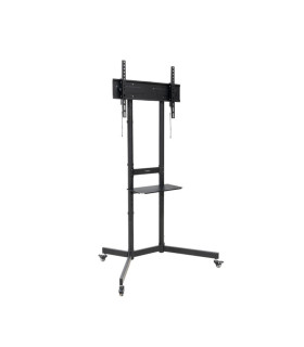 Soporte suelo con ruedas tooq vesa hasta 70 pulgadas 600x400mm max 70kg