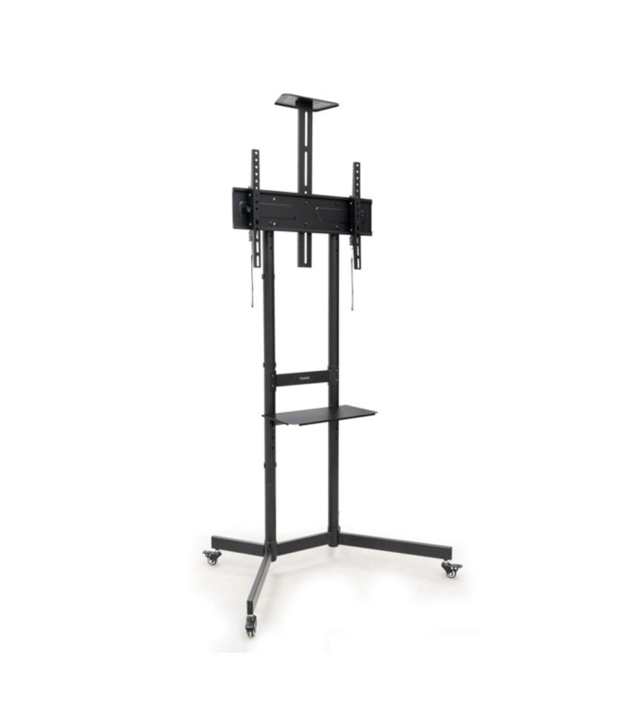Soporte suelo con ruedas tooq vesa hasta 70 pulgadas 600x400mm max 70kg