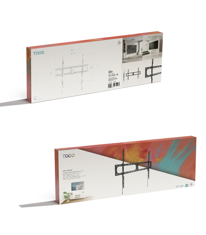 Soporte pared tooq vesa hasta 140 pulgadas 1200x800mm max 125kg