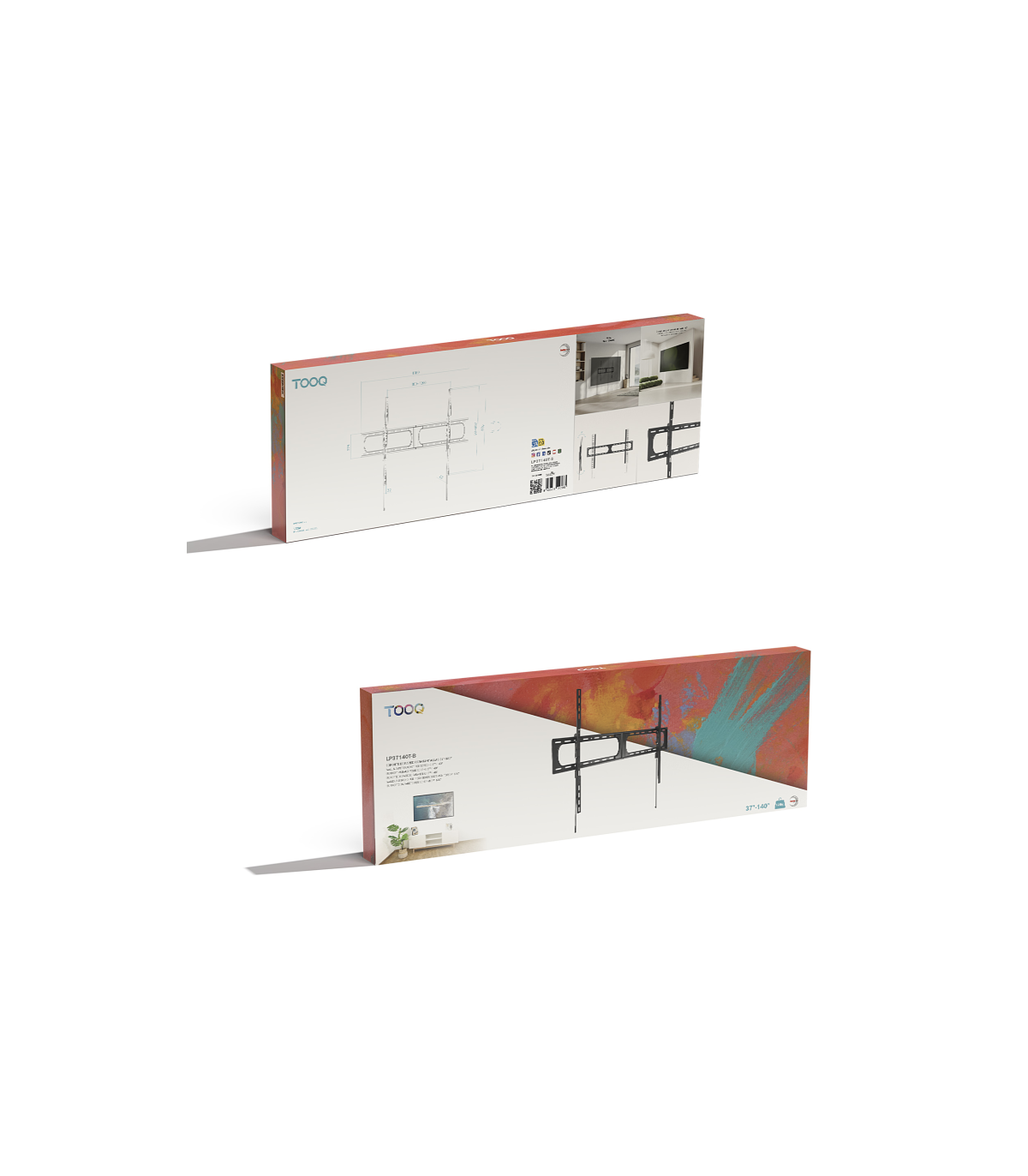 Soporte pared tooq vesa hasta 140 pulgadas 1200x800mm max 125kg