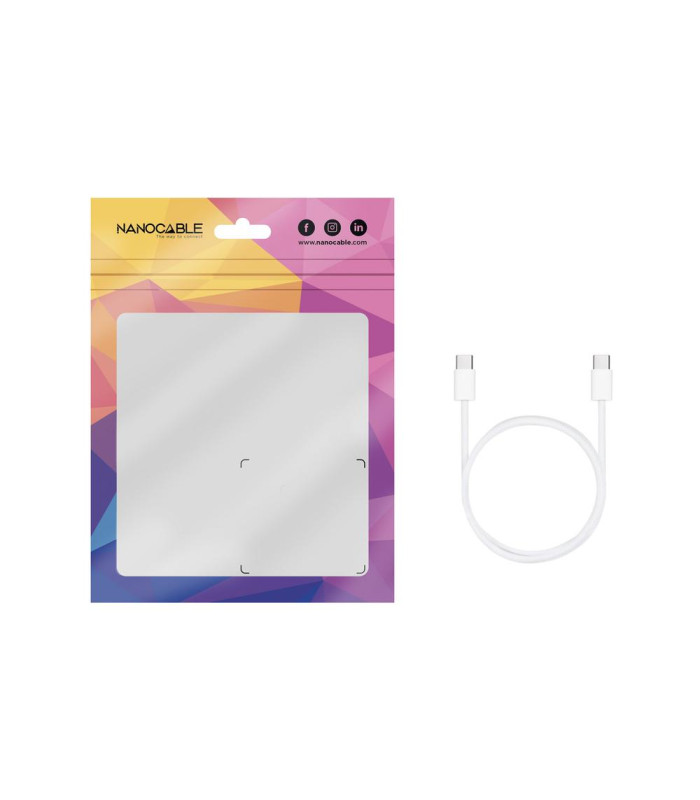 Cable usb - c 2.0 nanocable 60w usb - c - m - m - 1m