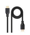 Cable hdmi v2.0 nanocable 4k@60hz 18gbps ccs 1.5 m