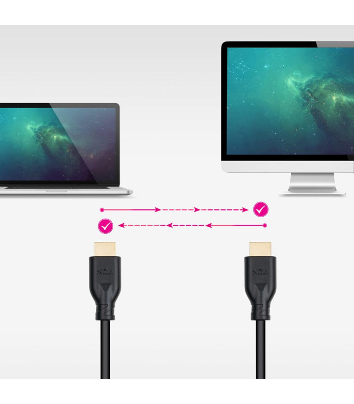 Cable hdmi v2.0 nanocable 4k@60hz 18gbps ccs 3 m