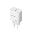 Cargador nanocable pared usb - c pd 30w blanco